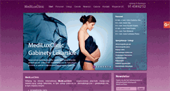 Desktop Screenshot of mediluxclinic.pl