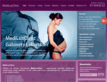 Tablet Screenshot of mediluxclinic.pl